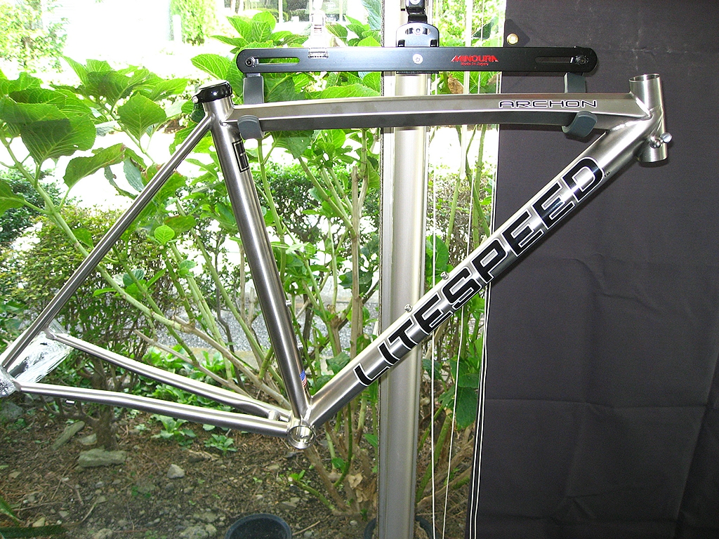 Litespeed Merlin Passoni 他、チタニュームフレームの競演 Litespeed Merlin Passoni 他、チタニュームフレームの競演