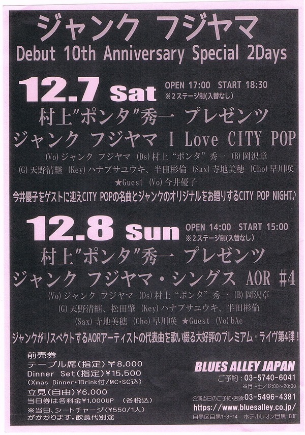 junk citypop info