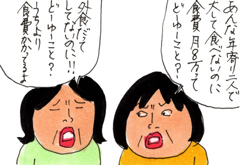 ウソ！「お金がない」と母が泣いている⁉ 原因は...年寄り2人で食費が月8万円（！）という豪華食材の数々／カータン 9