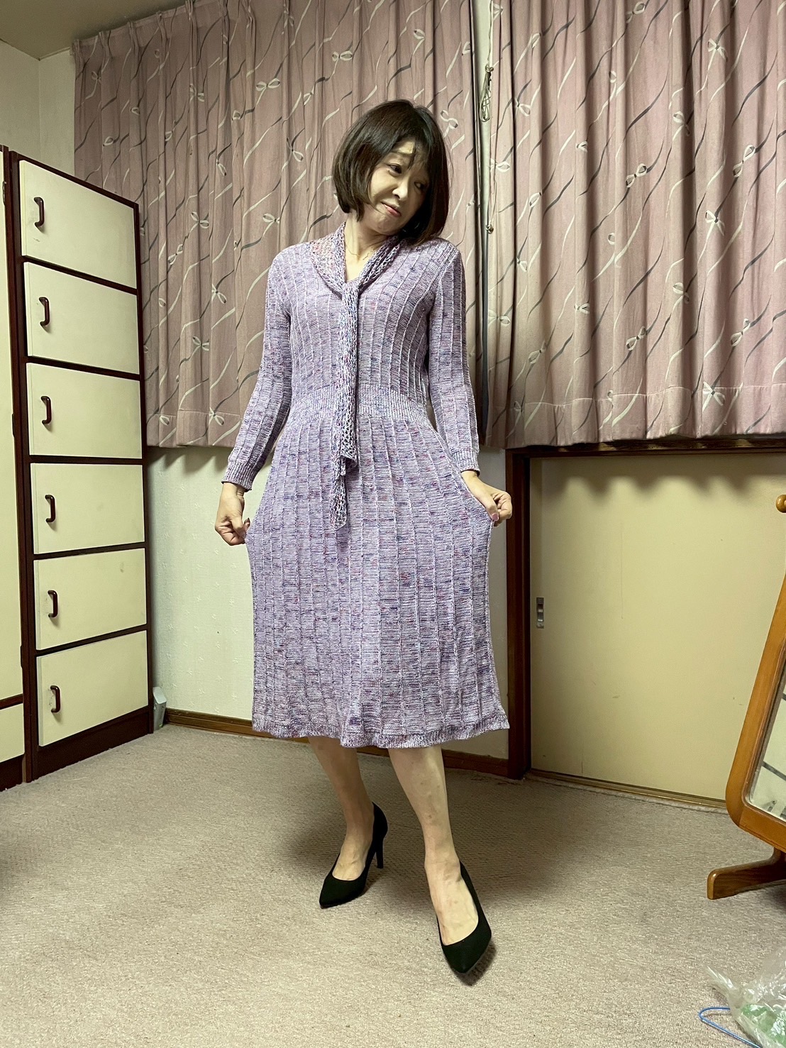 母の服を処分する前に③回って回って回って回る : カータンBLOG あたし