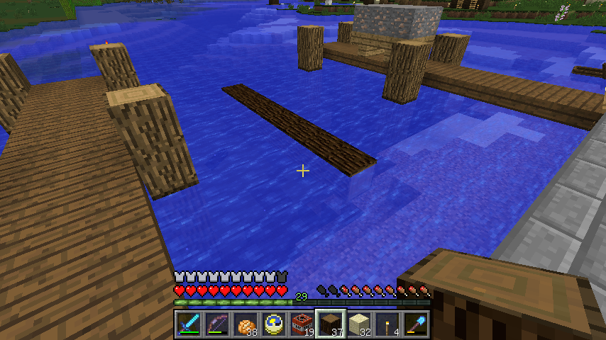 始めての船をつくる マインクラフト リリシア放浪記