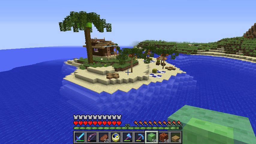 常夏の島 リゾート化 マインクラフト リリシア放浪記