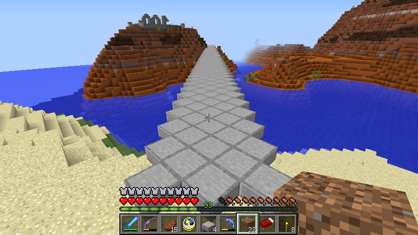 橋を完成させる マインクラフト リリシア放浪記