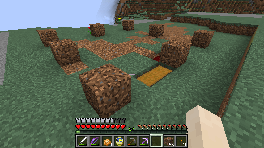 浮島工事の拠点をつくる マインクラフト リリシア放浪記