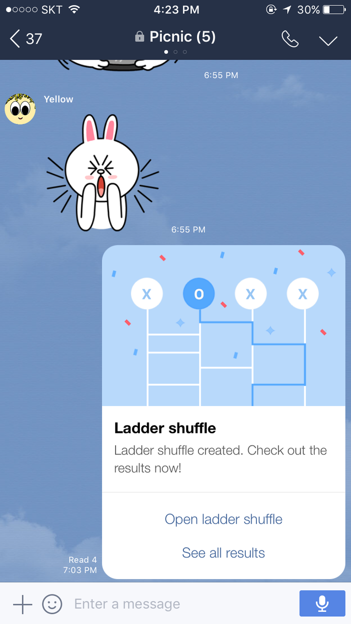 Get things going with your friends on LINE with Ladder Shuffle and Relay! : LINE official blog