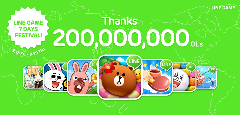 Line Game Achieves 0 Million Downloads Celebrates With 7 Day Game Fest Line Official Blog