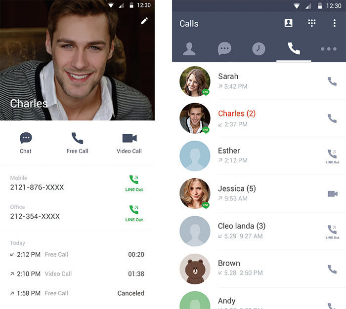 Making Calls With Line Is Easier Than Ever Line Version 5 4 0 Released Available First On Android Line Official Blog