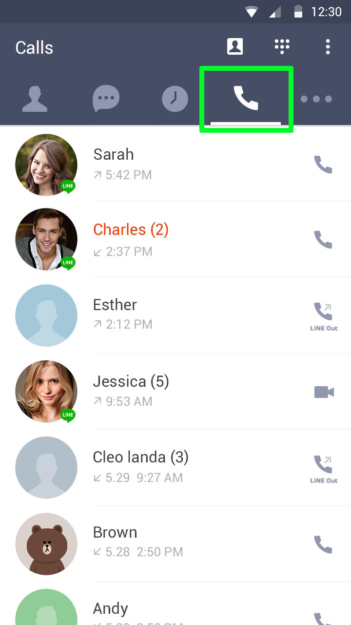 Making Calls With Line Is Easier Than Ever! Line Version 5.4.0 Released! (Available First On Android) : Line Official Blog