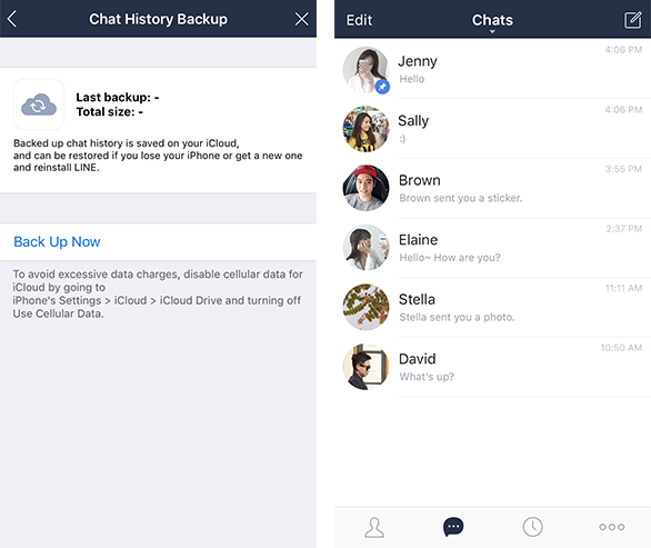 New on the iOS version of LINE Transfer your chat history and pin your favorite chats for easy access LINE official blog