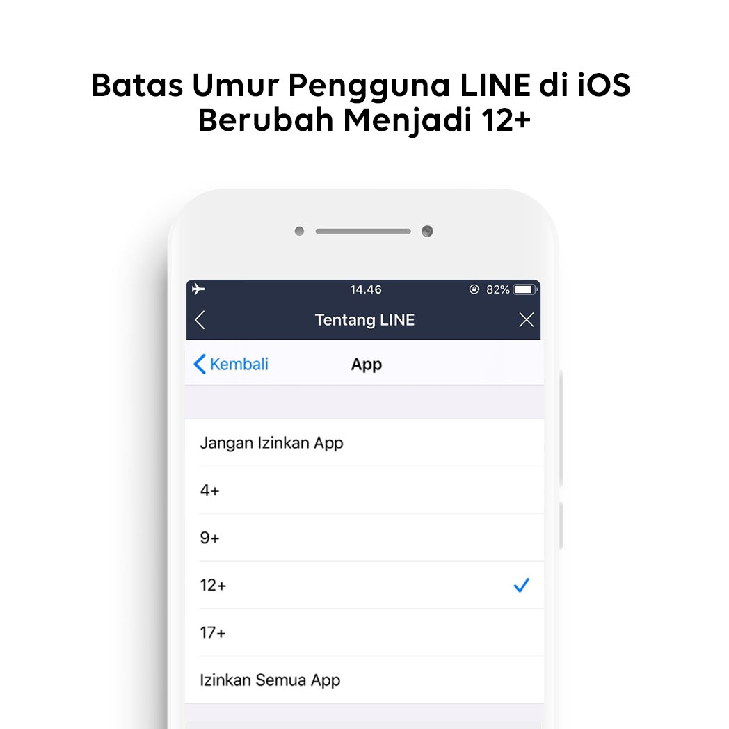Batas Umur LINE