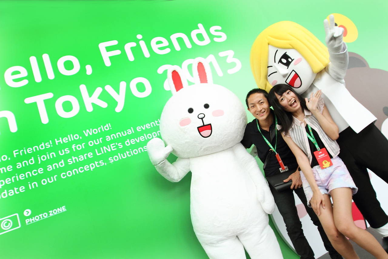 レポート】 LINEキャラもお出迎えしたイベント「Hello, Friends