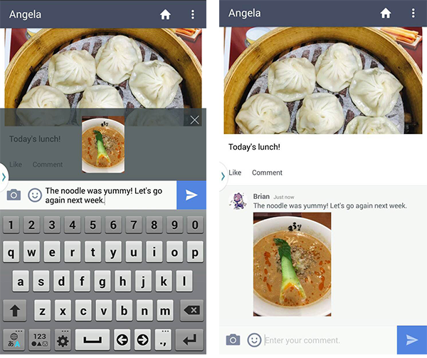 タイムラインで画像付きコメントができるように 着せかえショップもリニューアルしたline5 9 0が登場 Line公式ブログ タイムラインで画像付きコメントができるように 着せかえショップもリニューアルしたline5 9 0が登場 Line公式ブログ