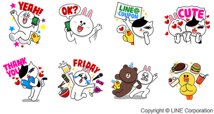 お得なお店情報などを配信する Line 公式アカウント を追加して Lineキャラの限定スタンプをゲットしよう Line公式ブログ