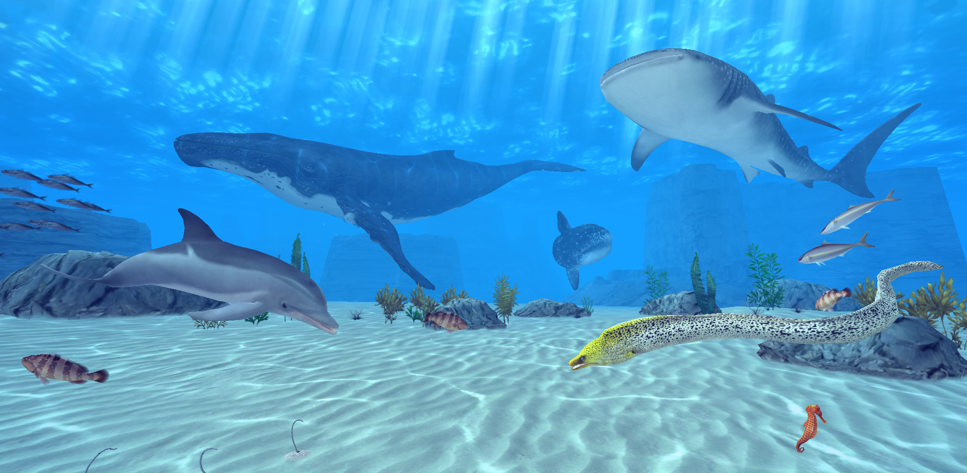 Lineゲーム 3dグラフィックでスマホに海底景観を再現 Line Easy Diver 登場 Line公式ブログ