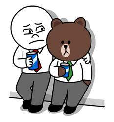 スタンプキャラのムーン ブラウン コニー ジェームズたちがデビュー 来年1月からテレビアニメ 連載漫画化決定 Line公式ブログ