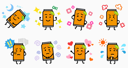 Lineにサントリー なっちゃん オリジナルスタンプ登場 Line公式ブログ Lineにサントリー なっちゃん オリジナルスタンプ登場 Line公式ブログ