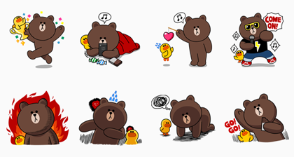 LINE POPスタンプ