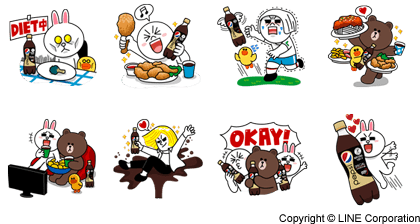 Lineキャラがダイエット ペプシスペシャルを買うと 限定コラボスタンプがもらえる Get Healthyキャンペーン 開始 Line公式ブログ Lineキャラがダイエット ペプシスペシャルを買うと 限定コラボスタンプがもらえる Get Healthyキャンペーン 開始 Line公式ブログ