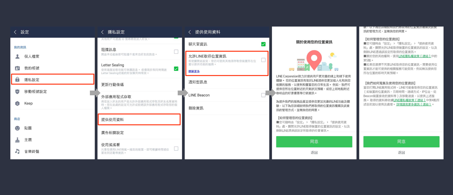 認識 位置資訊 與相關設定 Line台灣官方blog