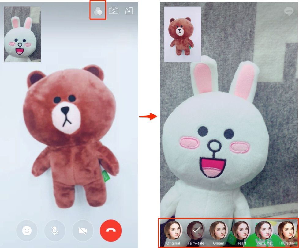 LINE 7.2.0上線囉!視訊現在也可以使用濾鏡了! : LINE台灣 官方BLOG