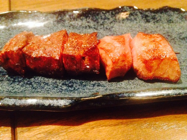 肉庵 小滝野 焼タン焼きアップ