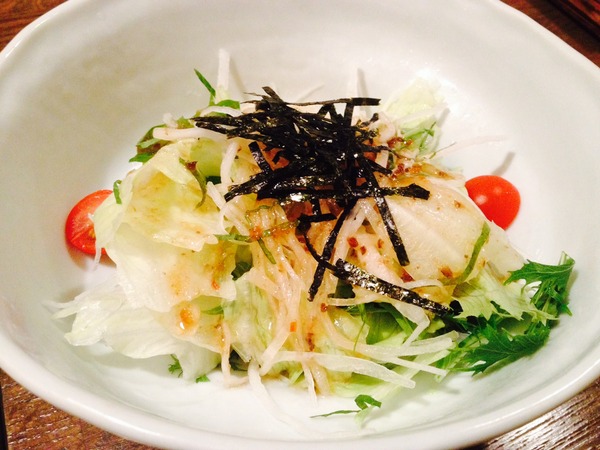 肉庵 小滝野 サラダ