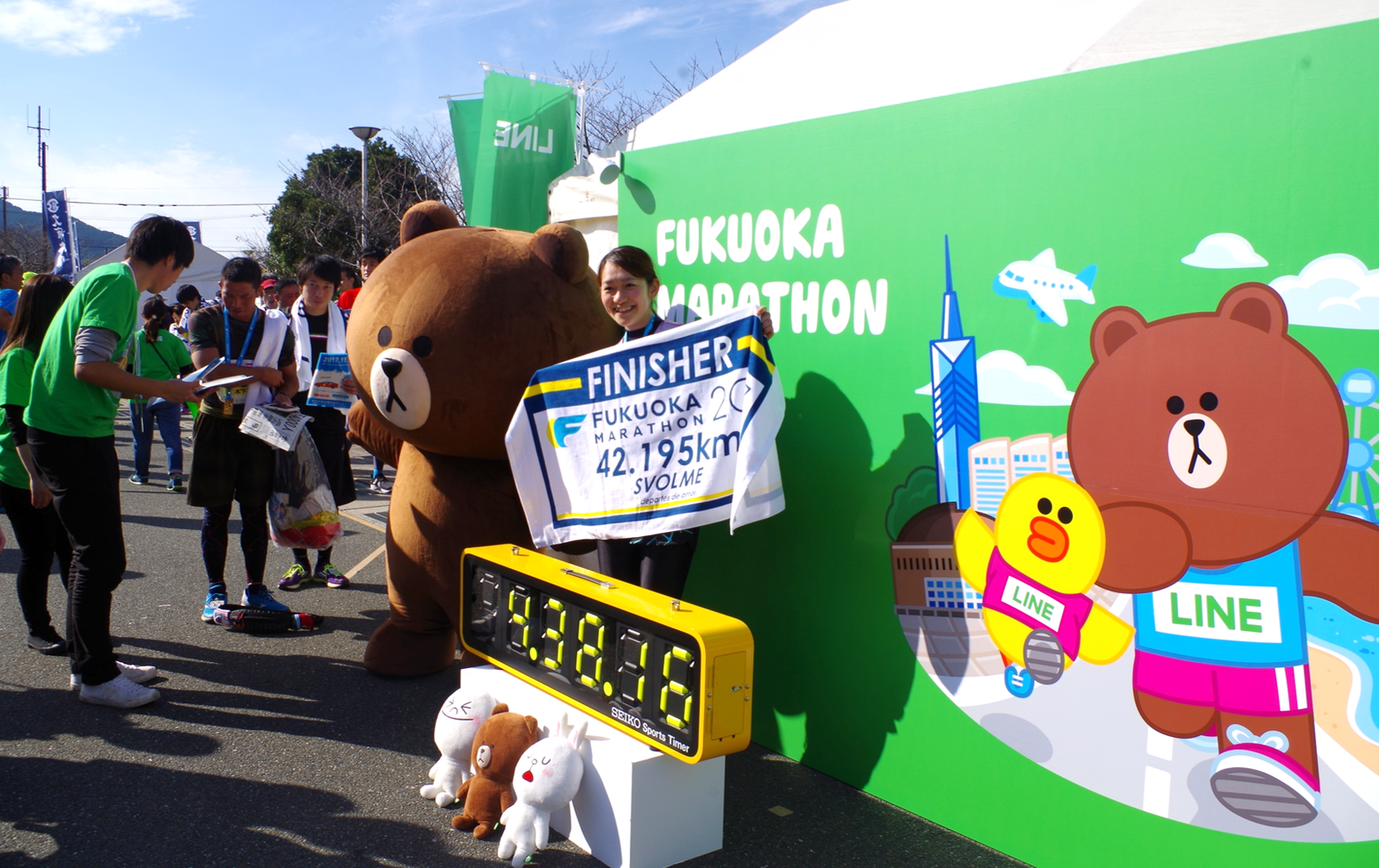 LINE 福岡マラソン_フォトスポット (2)