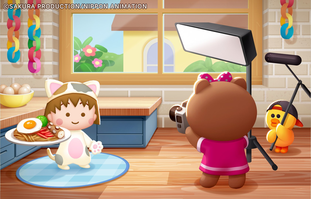 LINECHEF_AppStore_CoverArt__chibimaruko