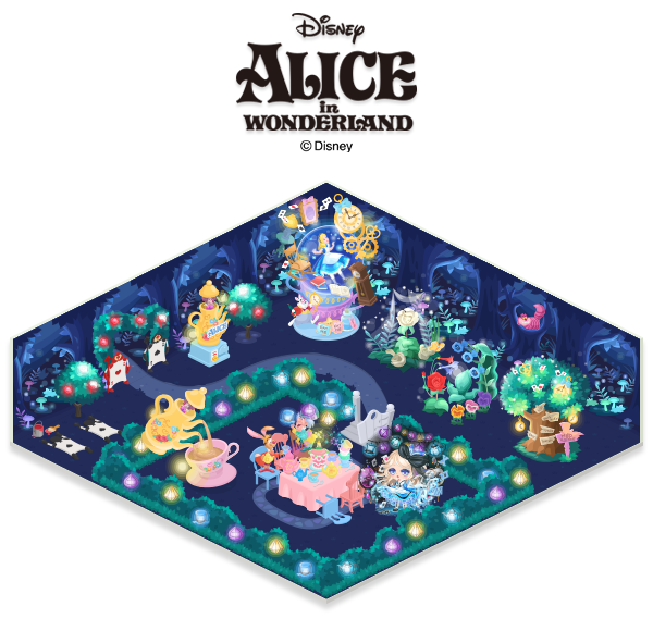 Line プレイ アリス ふしぎなティーパーティー ガチャがディズニー公式ルームに登場 Line Game公式ブログ Line プレイ アリス ふしぎなティーパーティー ガチャがディズニー公式ルームに登場 Line Game公式ブログ