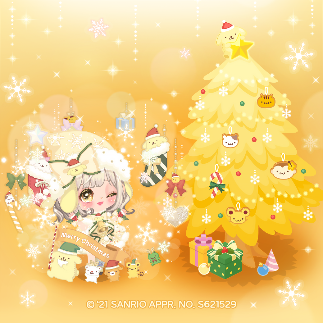Line プレイ ポムポムプリン の公式ルームで一緒に素敵なクリスマスを過ごそう Line Game公式ブログ