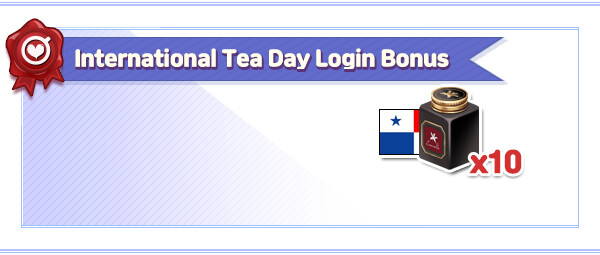 LOGIN BONUS_Tea day