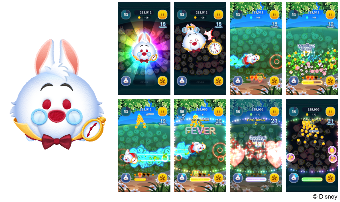 LINE：ディズニー ツムツム】4月は『ふしぎの国のアリス』の