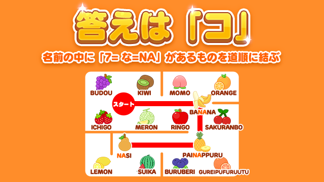 橙の解答