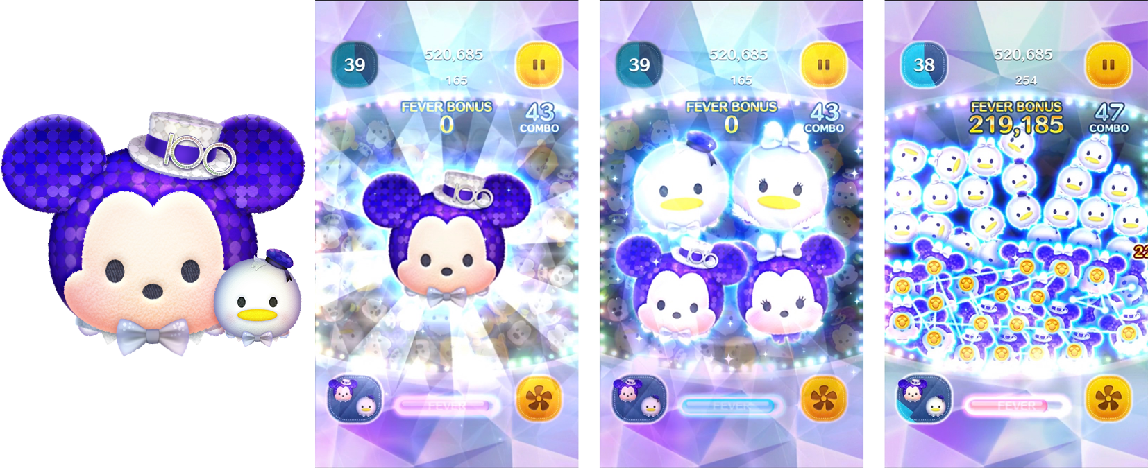 LINE：ディズニー ツムツム】ディズニー創立100周年をお祝いして、本日より新ツム「Disney100 ミッキー＆ドナルド」「Disney100  白雪姫」「Disney100 ウッディ」が期間限定で登場！ : LINE GAME公式ブログ