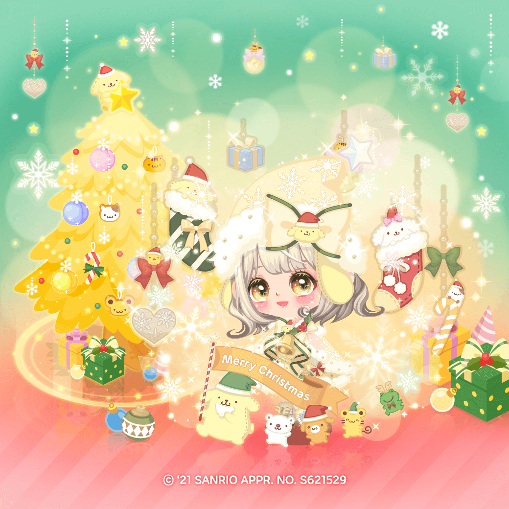 LINE プレイ】『ポムポムプリン』の公式ルームで一緒に素敵な