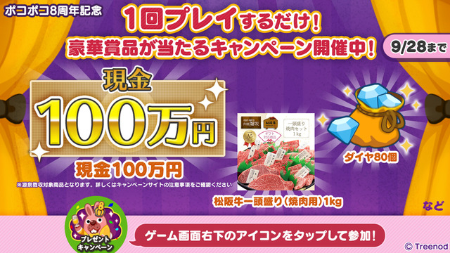 豪華賞品が当たるキャンペーン告知（LINEブログ）