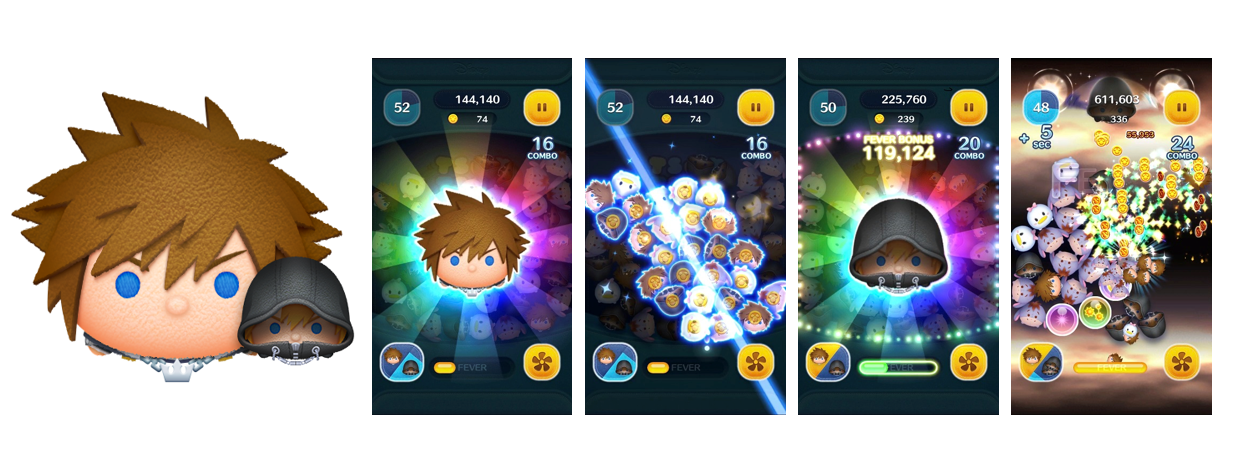 Line ディズニー ツムツム 世界累計9 500万ダウンロード突破 キングダム ハーツ シリーズ初のペアツムが9月1日より期間限定で登場 Line Game公式ブログ