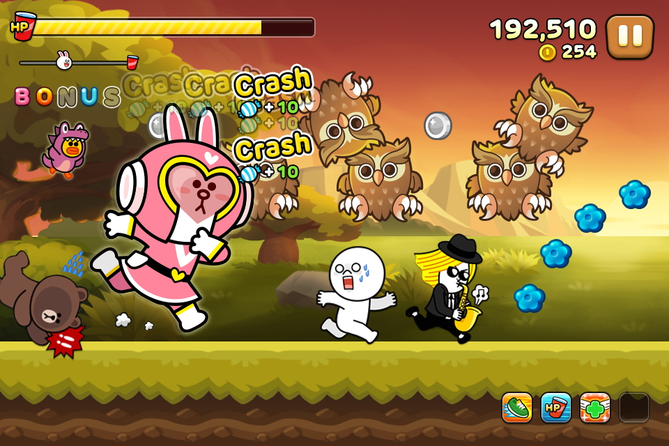 Lineキャラクターが部長を追って駆け回る ランニングアクションゲーム Line Party Run 登場 Line Game公式ブログ Lineキャラクターが部長を追って駆け回る ランニングアクションゲーム Line Party Run 登場 Line Game公式ブログ