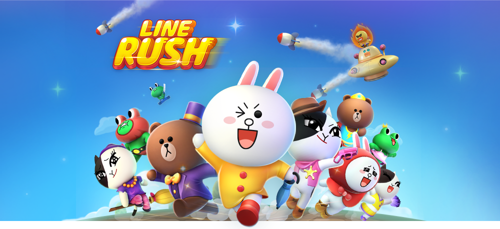 Lineキャラが走る よける 跳ぶ カンタン爽快ランゲーム Line Rush 公開 リリース記念キャンペーンも開催 Line Game 公式ブログ