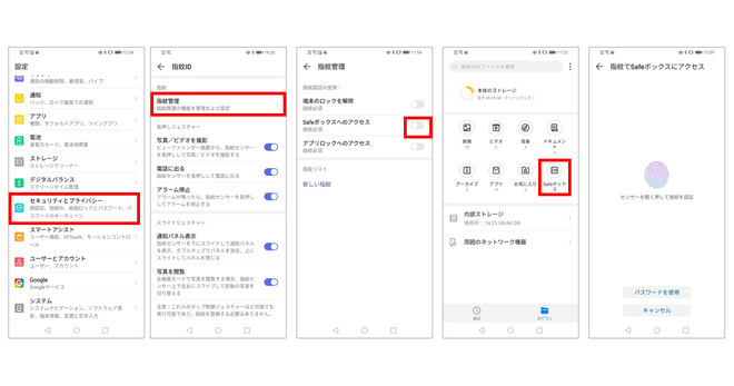 アクセス手順