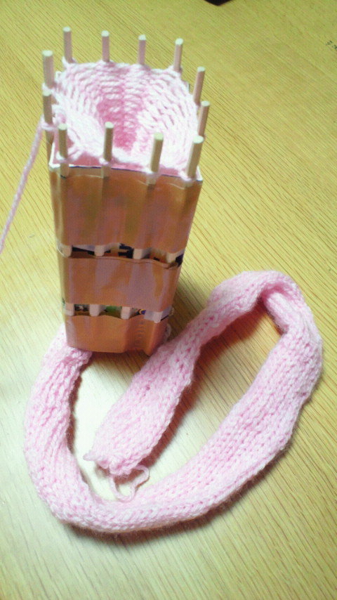 牛乳パックマフラー ｌｉｎｅｎ ｇｉｒｌ の気ままにwoven