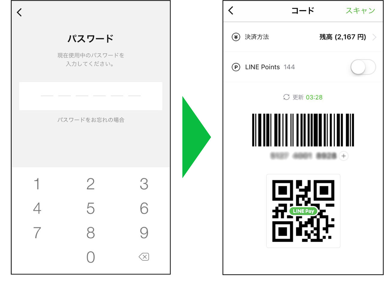 コード支払いの方法 Line Pay 公式ブログ コード支払いの方法 Line Pay 公式ブログ