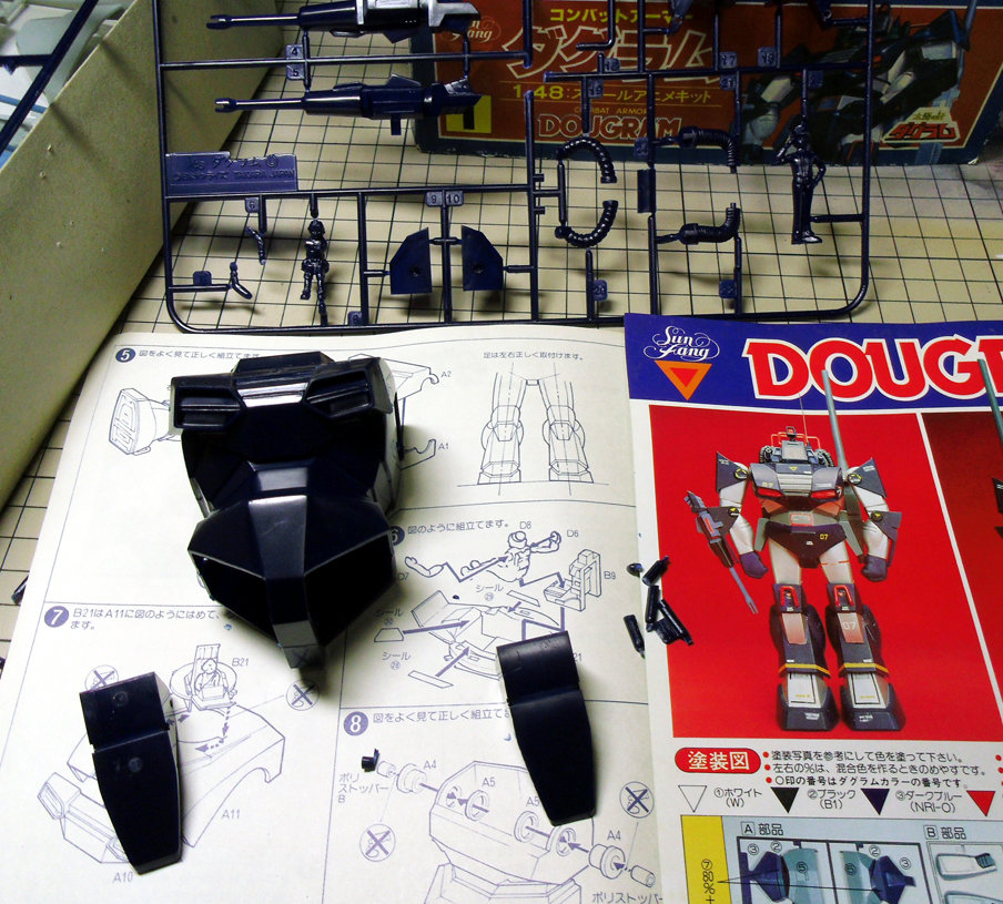 タカラ 1 48 コンバットアーマー ダグラム 作業開始 りんくす屋