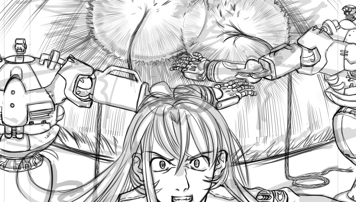 暁編 戦闘a 09下描き リシリ漫画制作記録 暁編 戦闘a 09下描き リシリ漫画制作記録