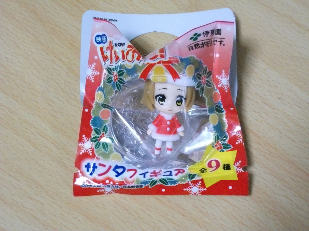 けいおん！ サンタフィギュア ☆クリスマスバージョン 伊藤園 : 今日の