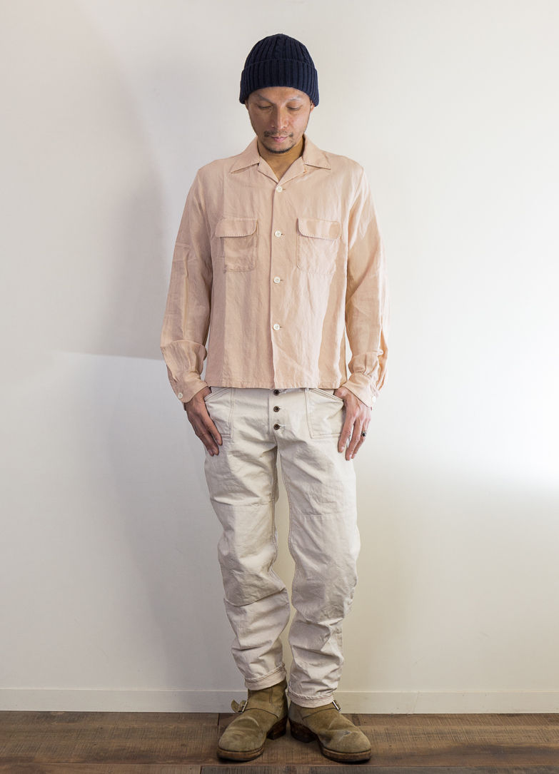 GERUGA(ゲルガ) 2015SS 春夏 GR-P-59B W-KNEE HOLIDAY PANTS ＜ECRU