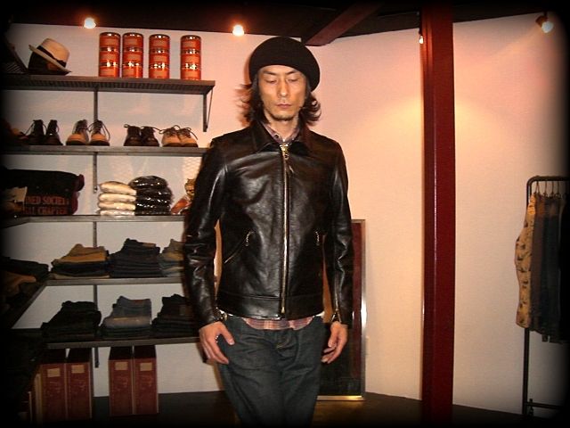 geruga ゲルガ　ライダースジャケット　馬革　セミダブル LB studio大阪 ～2013AW GERUGA ゲルガ RIDERS JKT TYPE-02 HORSE HIDE