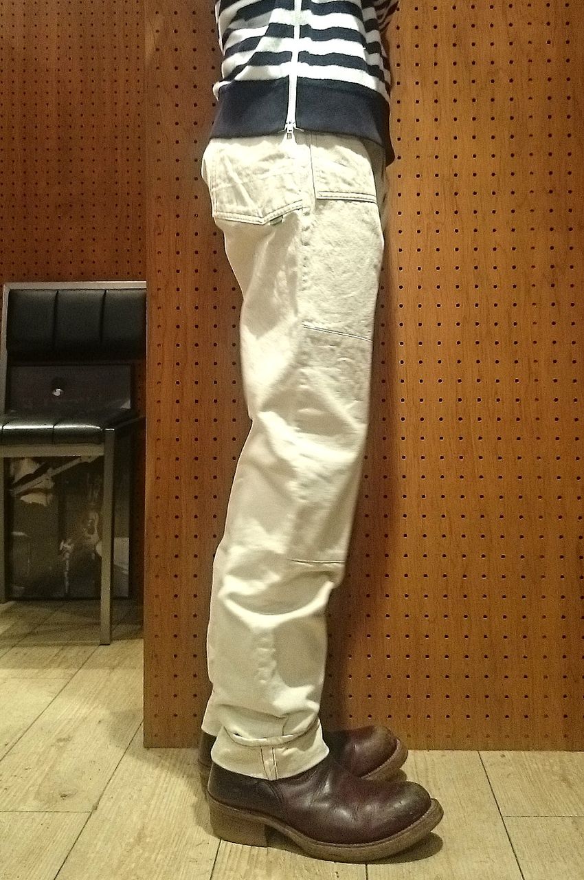 GERUGA(ゲルガ) 2015SS 春夏 GR-P-59B W-KNEE HOLIDAY PANTS ＜ECRU