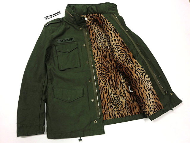 WACKO MARIA m-65 レオパード ジャケット S WILD THINGS / LEOPARD