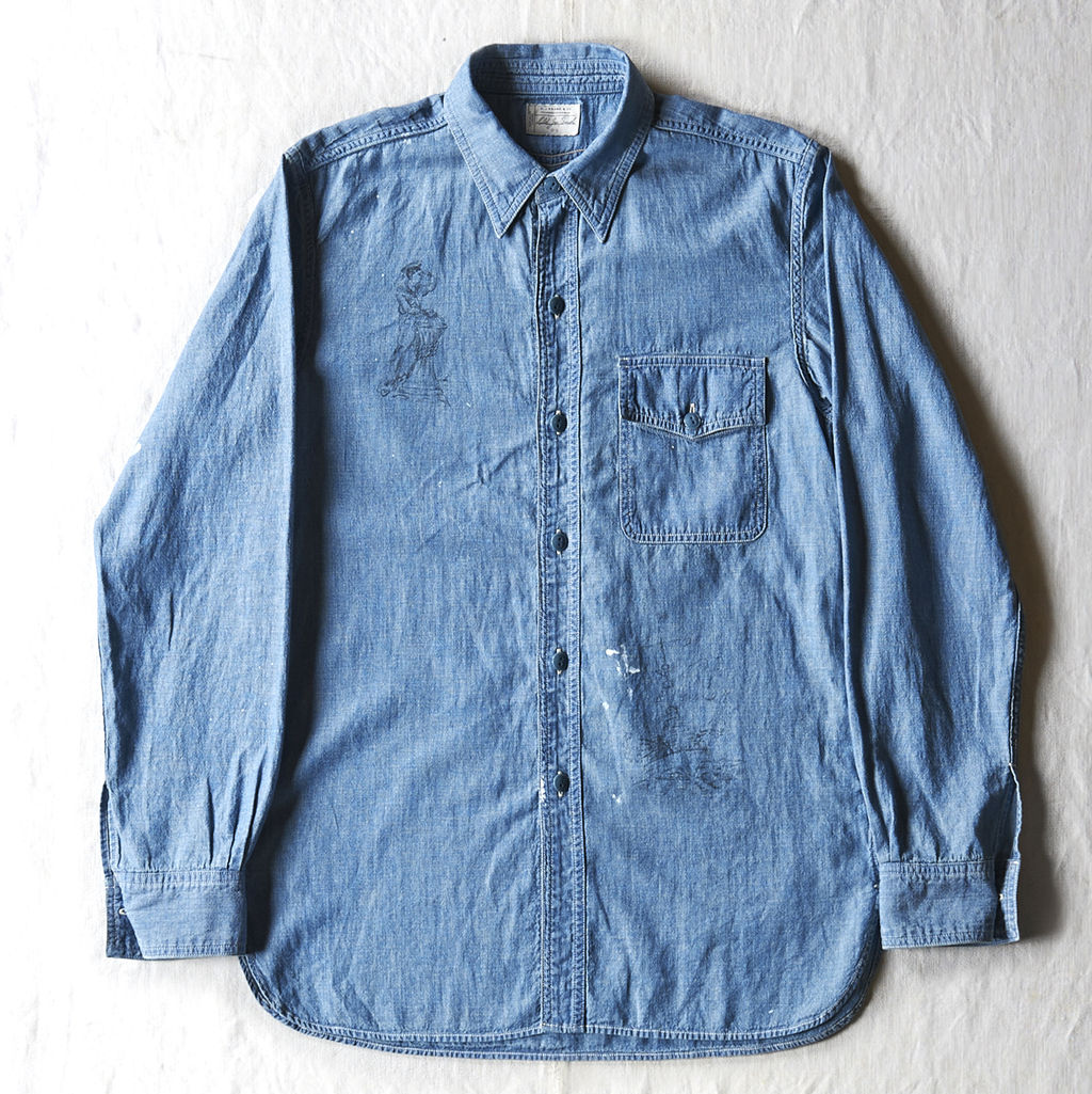 OLDJOE HARD SHRINK NYLON LINER SHIRTS 251OJ-SH13)OLD JOE(オールド